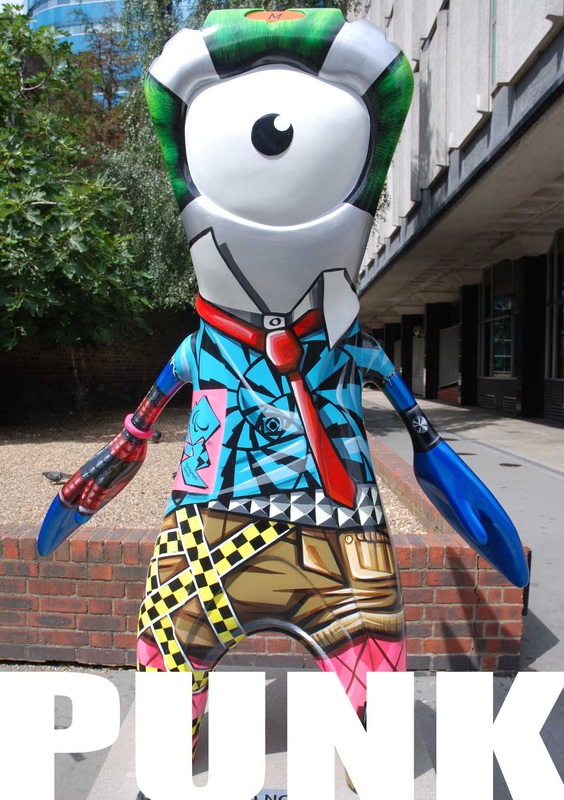 olympic mascot painting